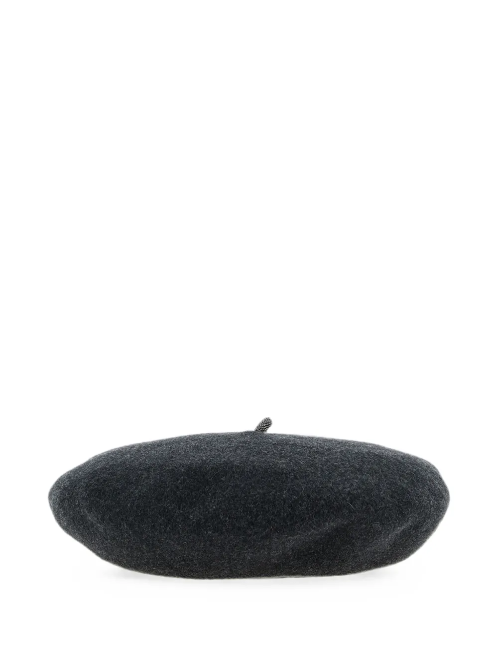 Brunello Cucinelli Basque precious-detail beret - Grigio