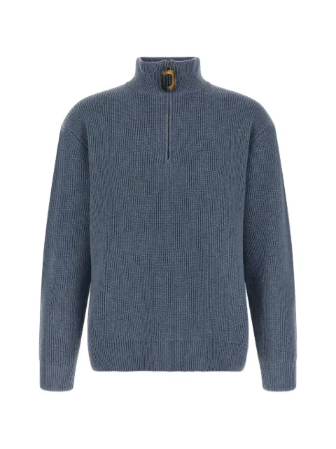 JW Anderson ribbed-knit half-zip sweater