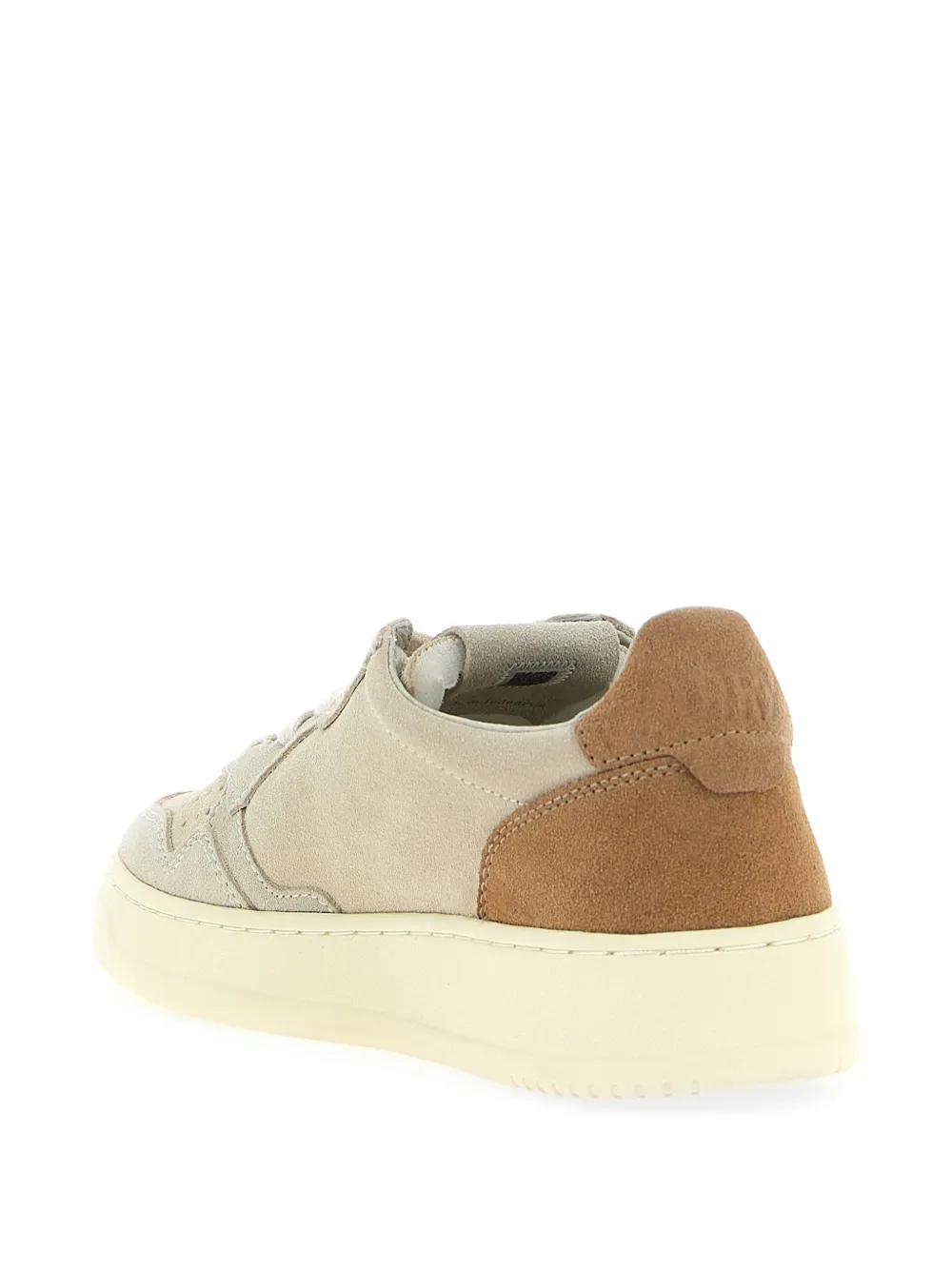 Autry Medalist Low suede sneakers Beige