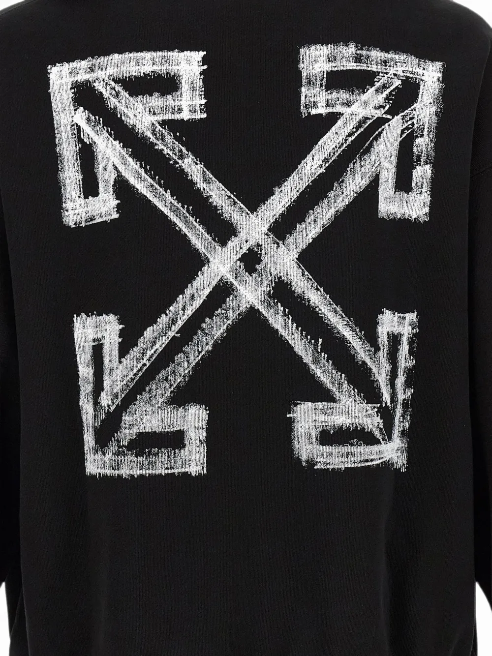 Off-White Motion Arrow Skate hoodie Zwart