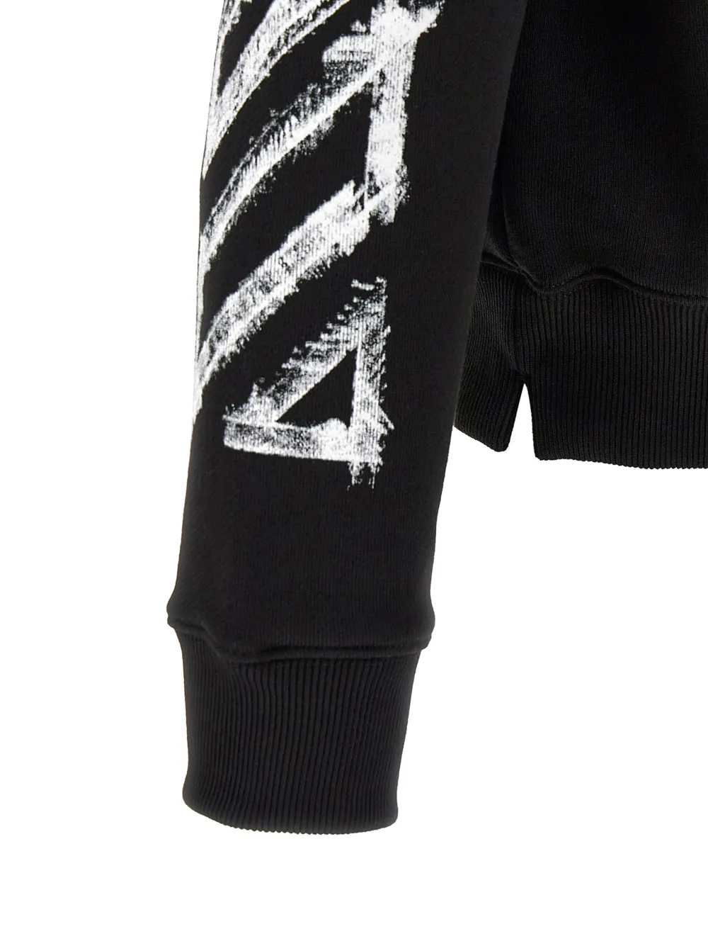 Off-White Motion Arrow Skate hoodie Zwart
