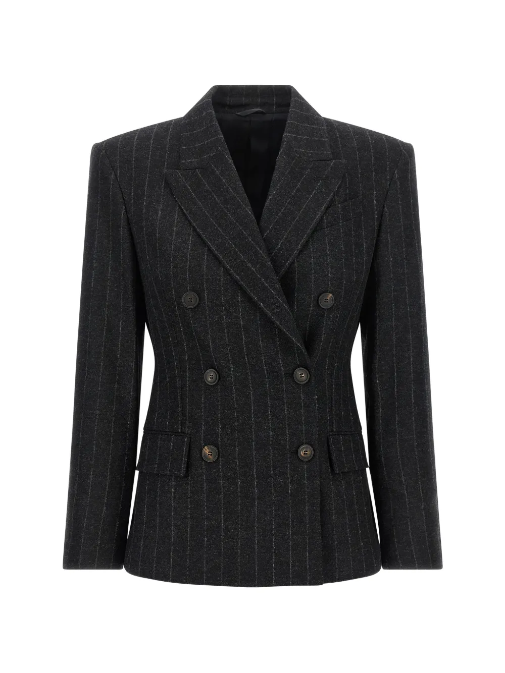 Brunello Cucinelli pinstripe blazer - Grau