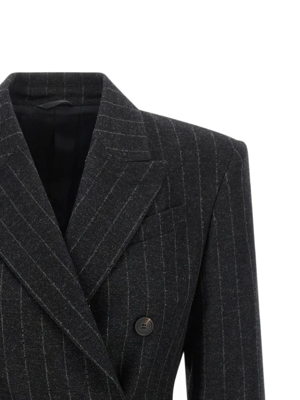 Brunello Cucinelli Blazer met krijtstreep Grijs