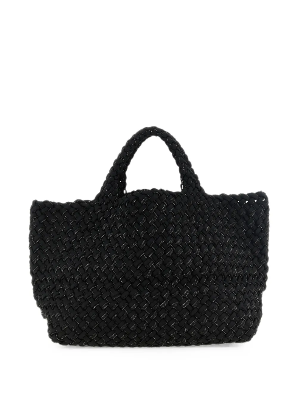 NAGHEDI medium St. Barths double-weave tote bag - Schwarz