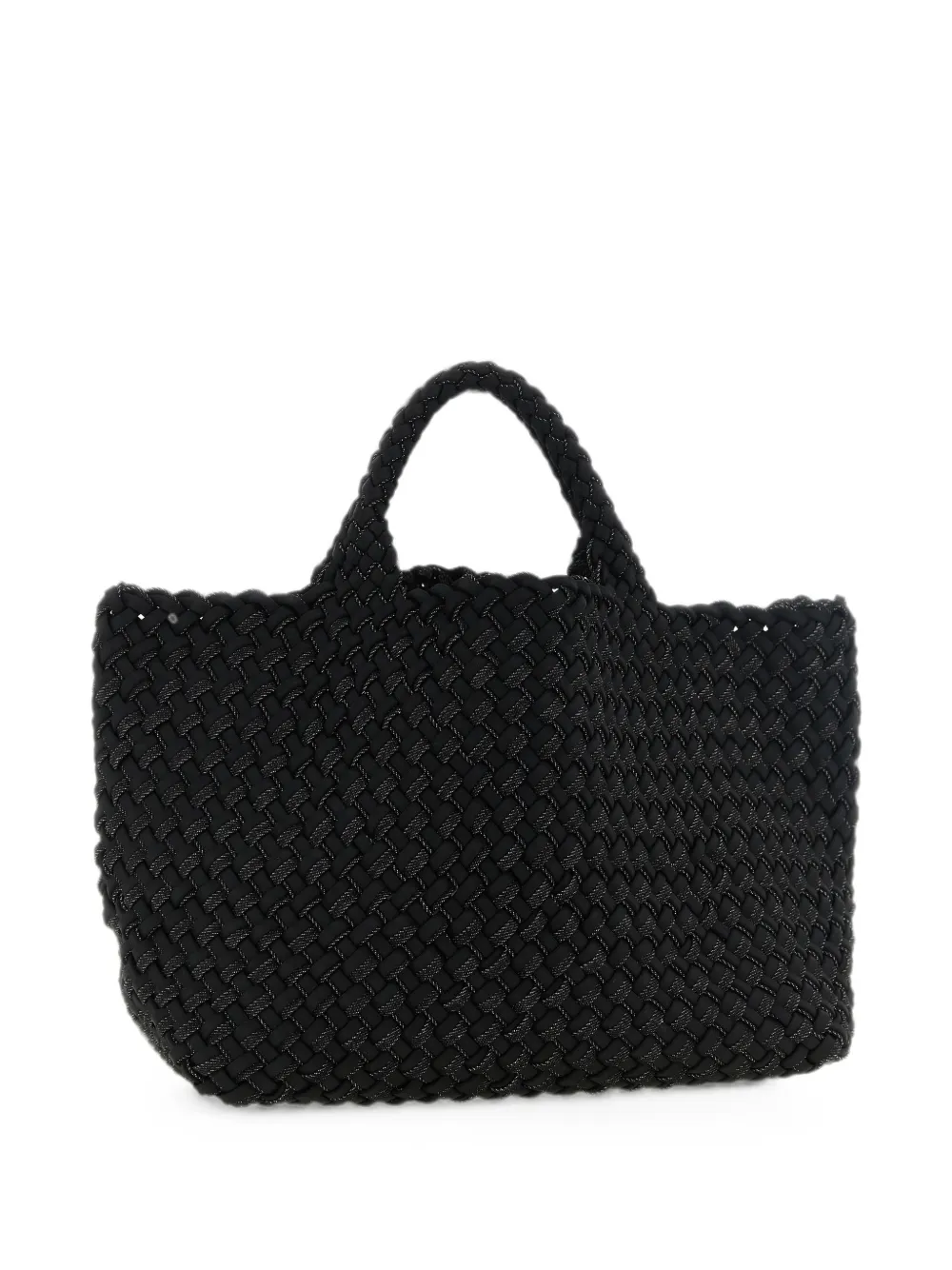 NAGHEDI Medium St. Barths shopper met dubbele weving Zwart