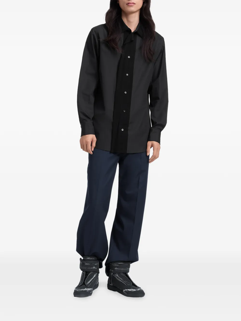 Maison Margiela Fusion overhemd Zwart