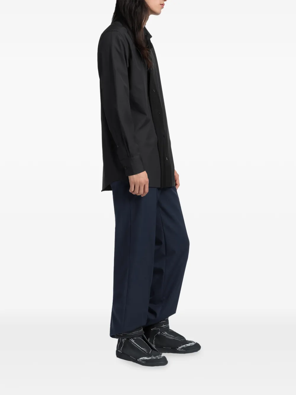 Maison Margiela Fusion overhemd Zwart
