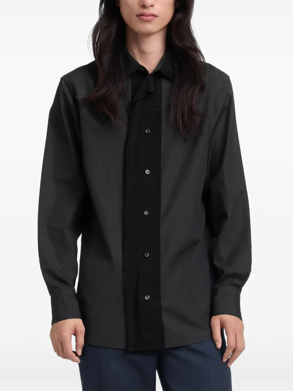 Maison Margiela Fusion overhemd Zwart