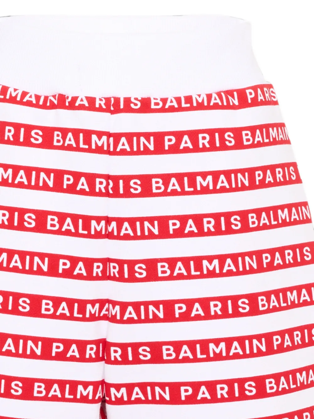 Balmain Kids Shorts met logoprint Wit