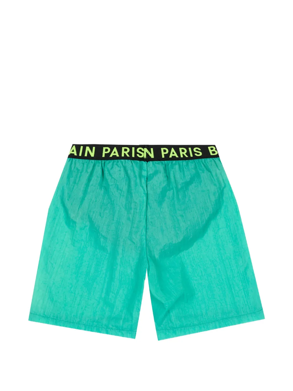 Balmain Kids Zwembroek met logoprint Groen
