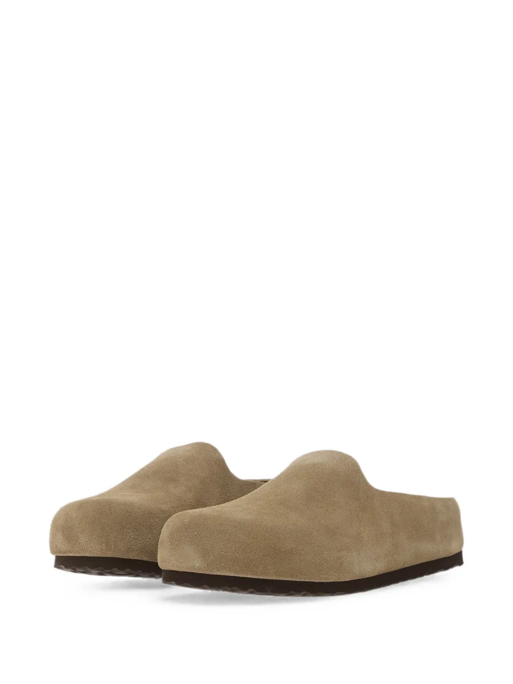 Birkenstock Amsterdam Wrapped slides Beige