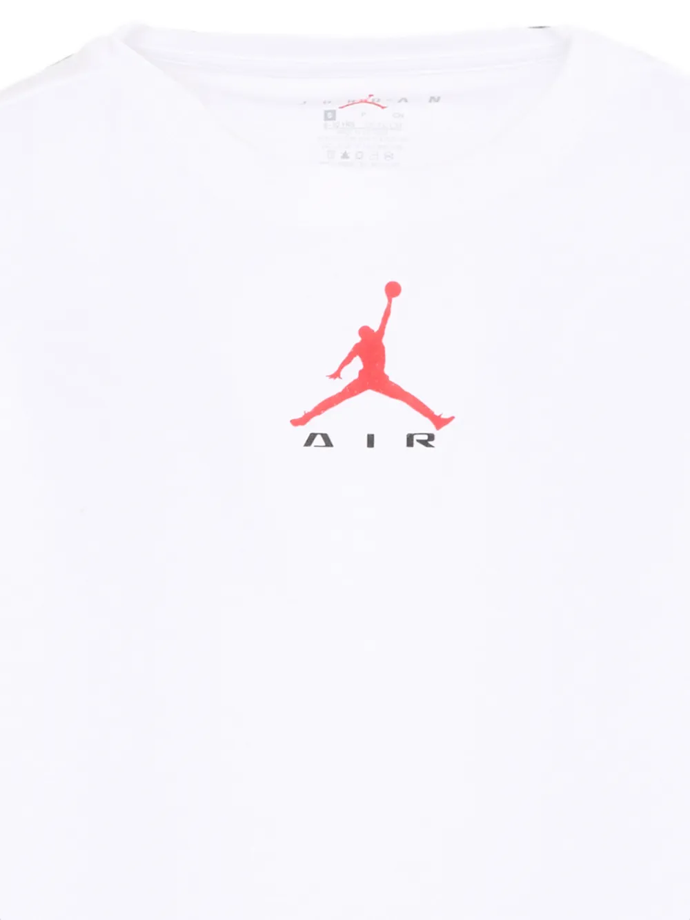 Jordan Kids logo-print long-sleeve T-shirt Wit