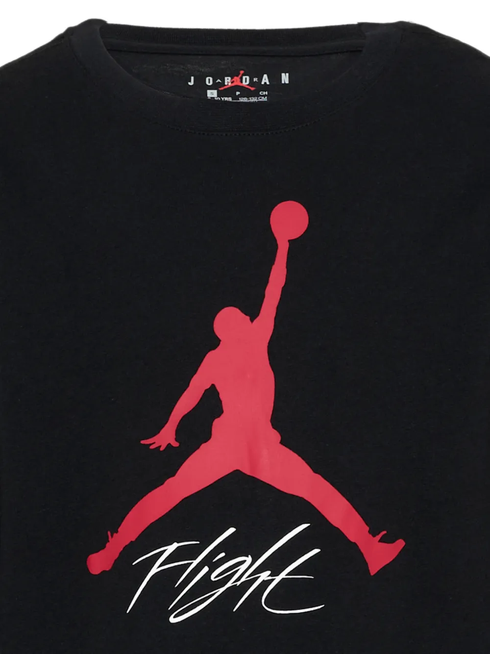 Jordan Kids T-shirt met logoprint Zwart