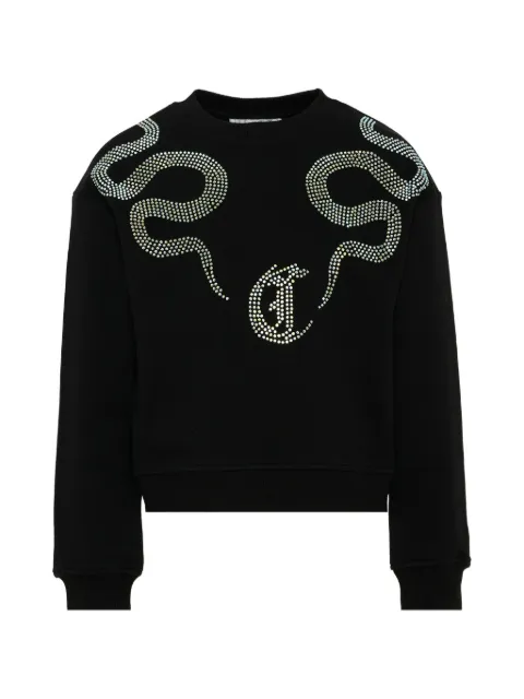 Just Cavalli Kids sudadera con detalle de strass