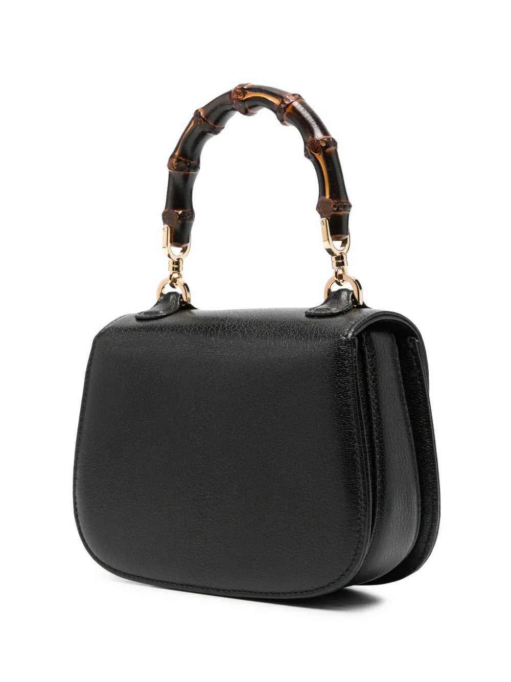 Gucci Bamboo 1947 kleine tas Zwart