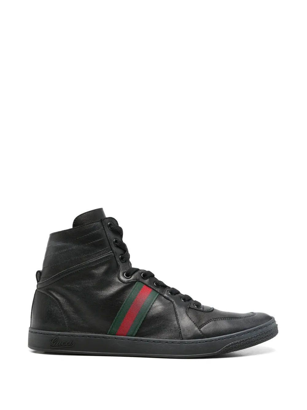 Gucci Stretch high-top sneakers - Nero