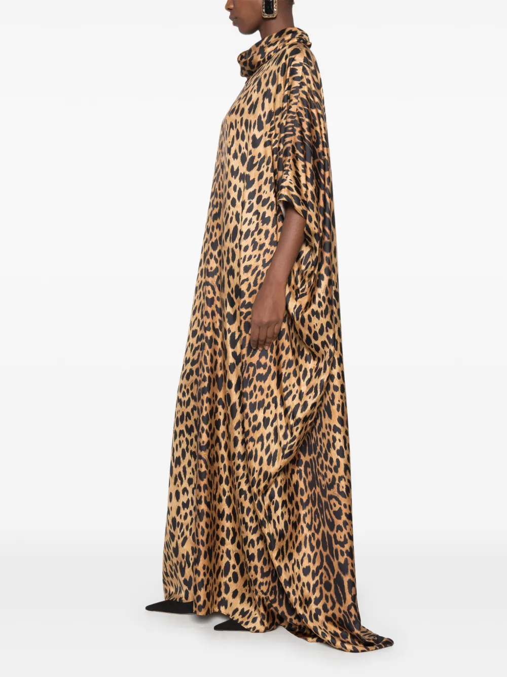 Gucci Zijden jurk Bruin