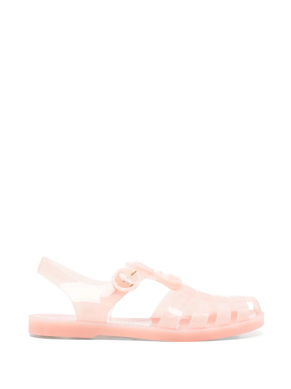 Gucci Double G rubber sandals - Rosa