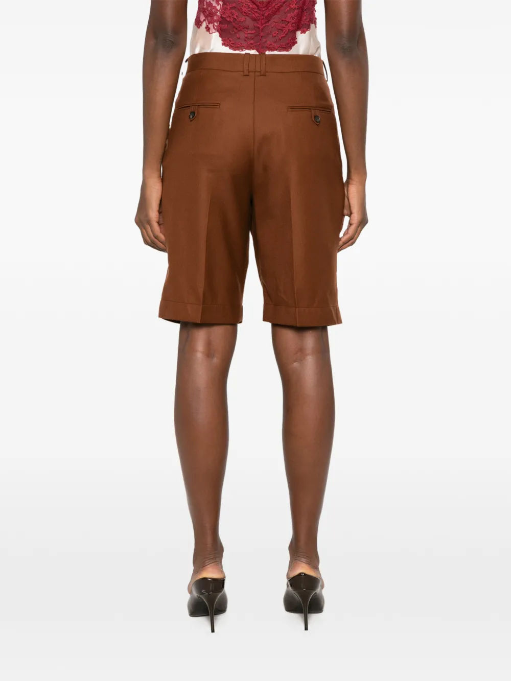 Saint Laurent bermuda shorts in cashmere Bruin