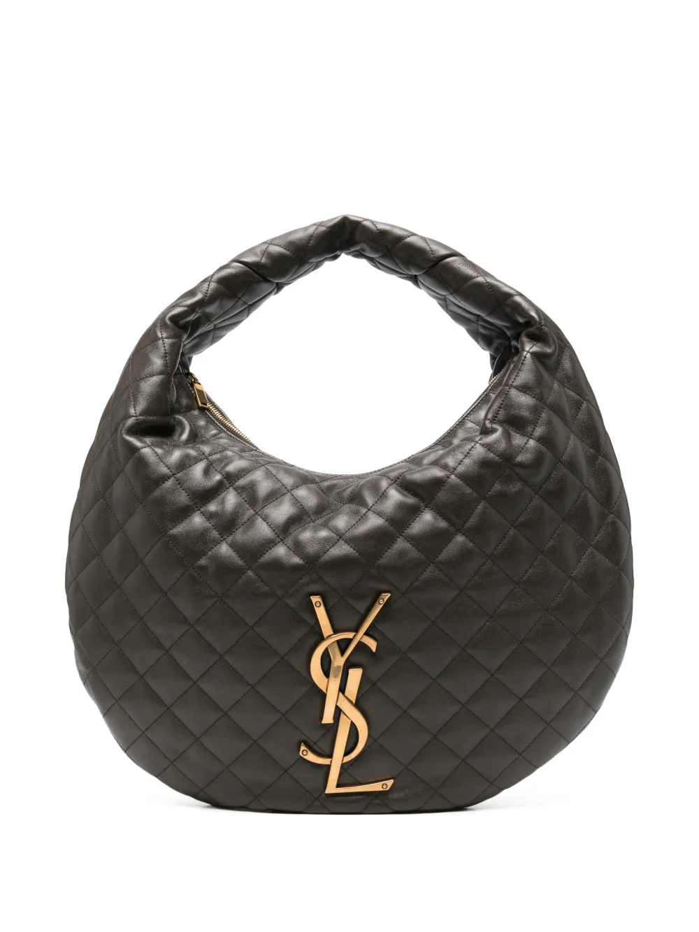 Saint Laurent Icare quilted leather shoulder bag - Marrone