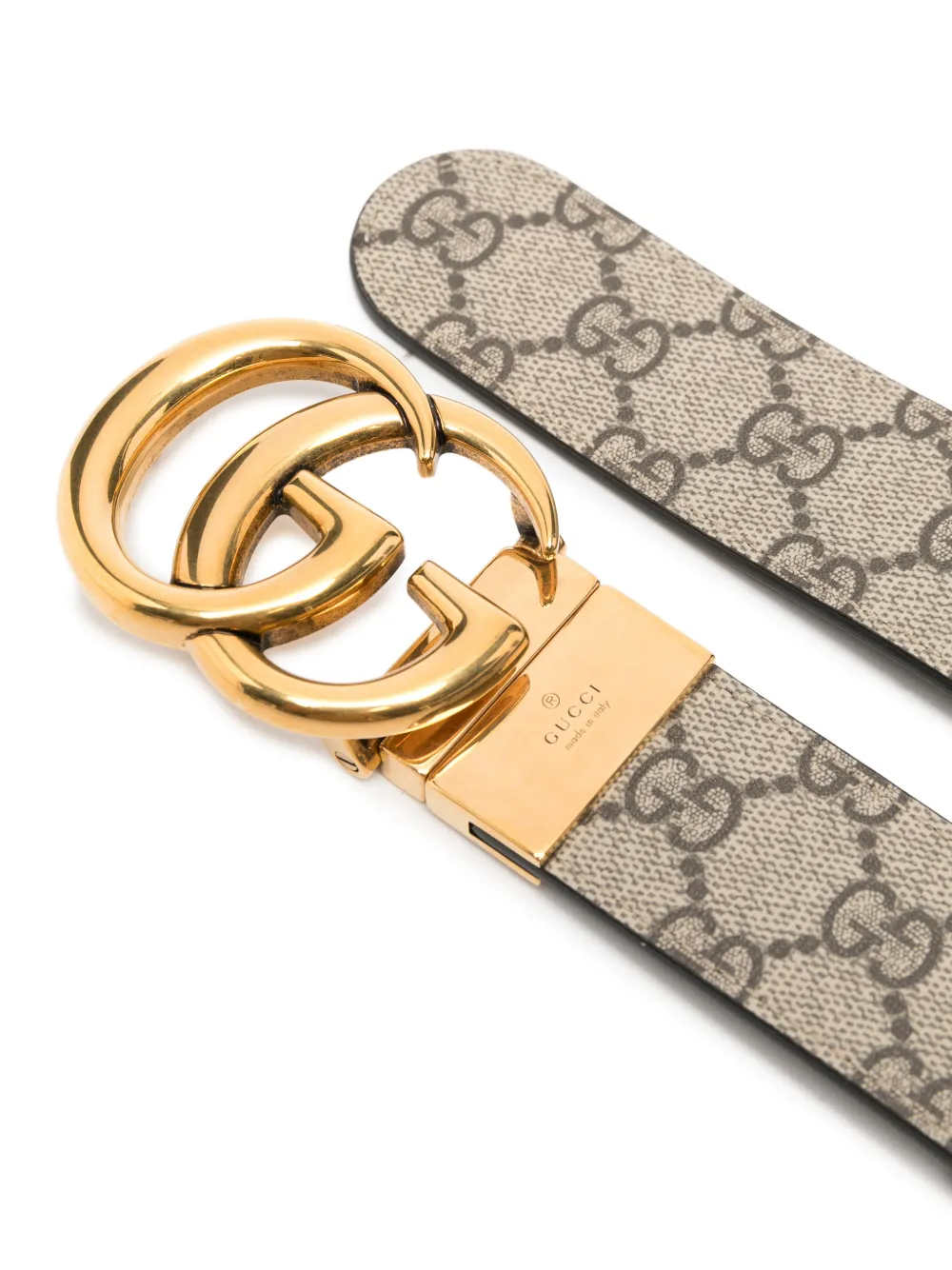 Gucci GG Marmont reversible belt Beige