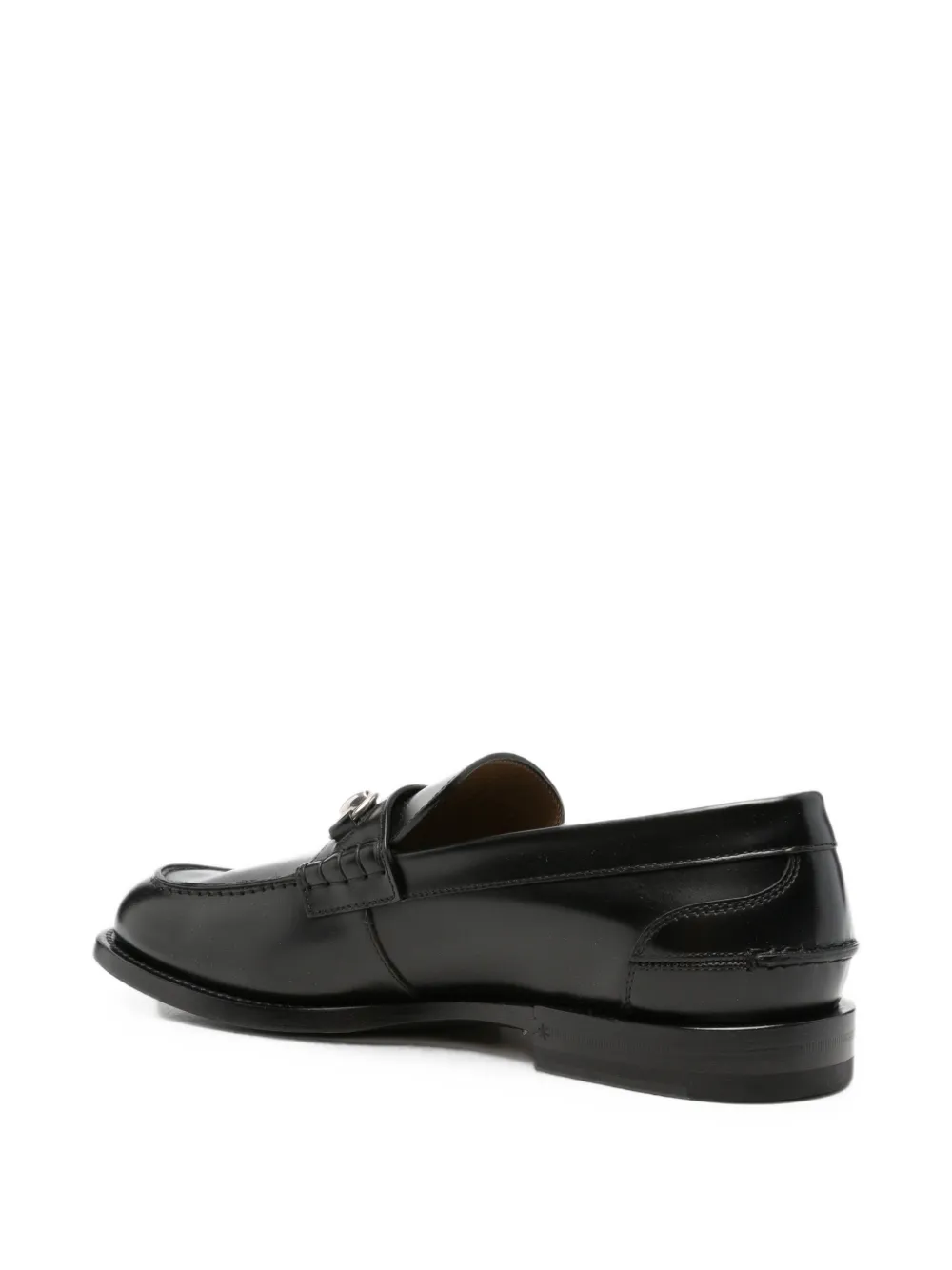 Gucci Horsebit leren loafers Zwart