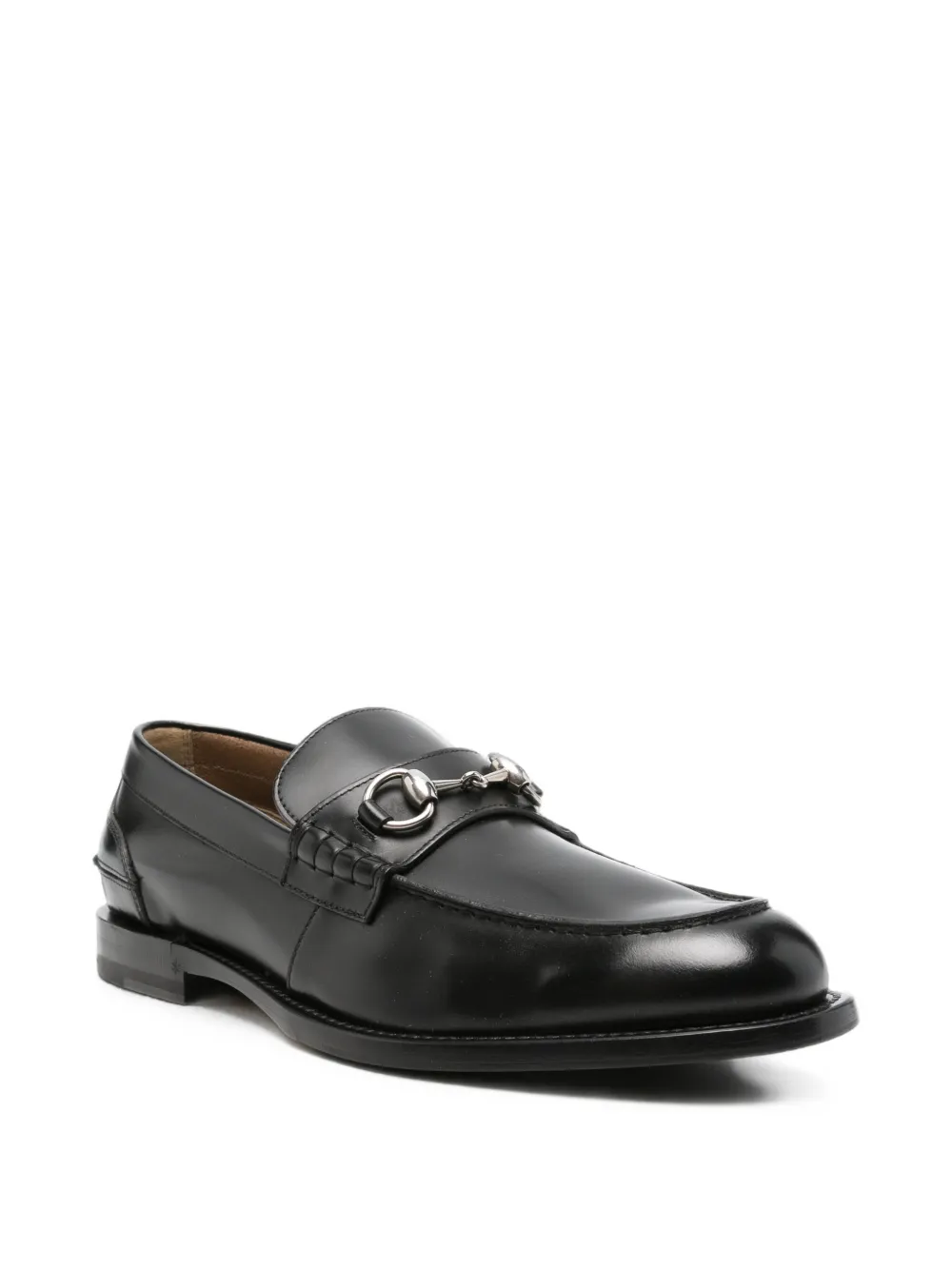 Gucci Horsebit leren loafers Zwart