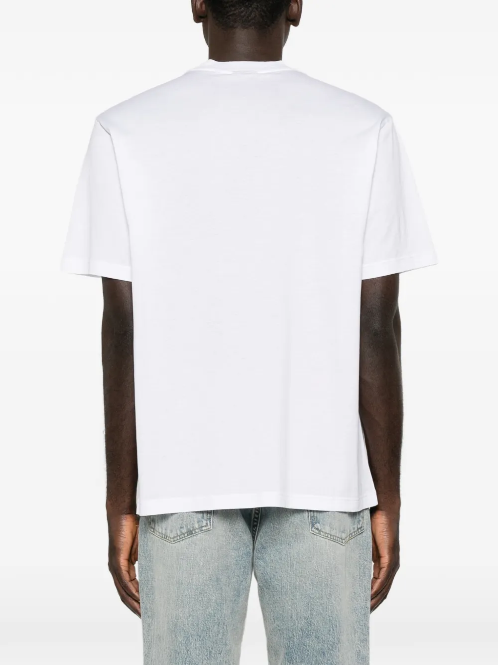 Gucci Cotton Jersey T-shirt with Print in White, view 4