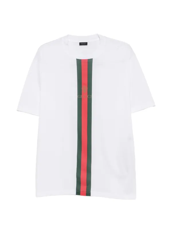 Gucci Cotton Jersey T-shirt with Print in White