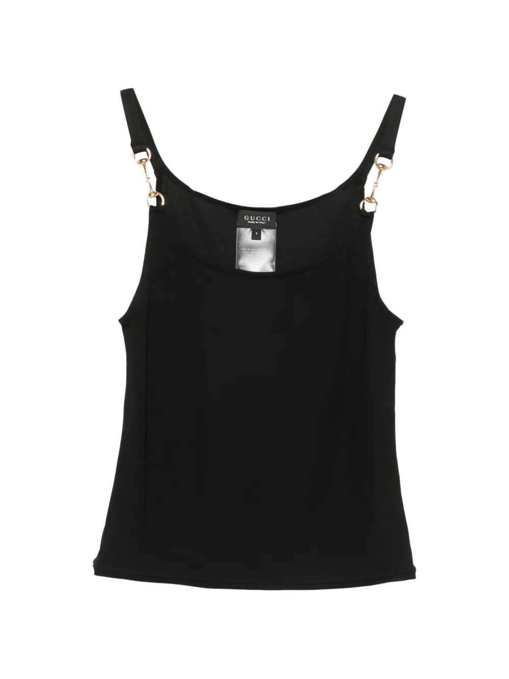 Gucci Canotta con scollo ampio - Nero
