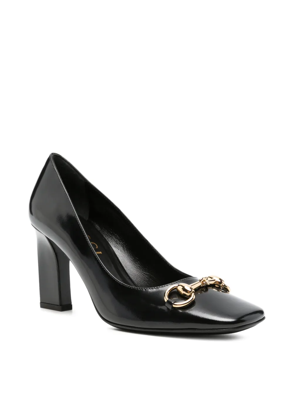 Gucci Signora leren pumps Zwart