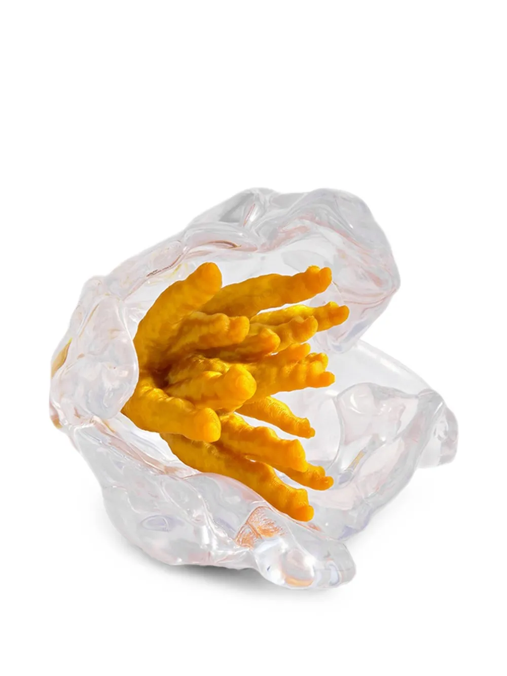 LA MANSO x Tetier Parrot Transparent Growing ring - Orange