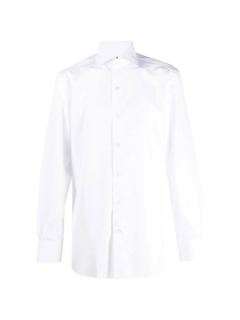 Finamore 1925 Napoli spread-collar long-sleeve shirt - Bianco