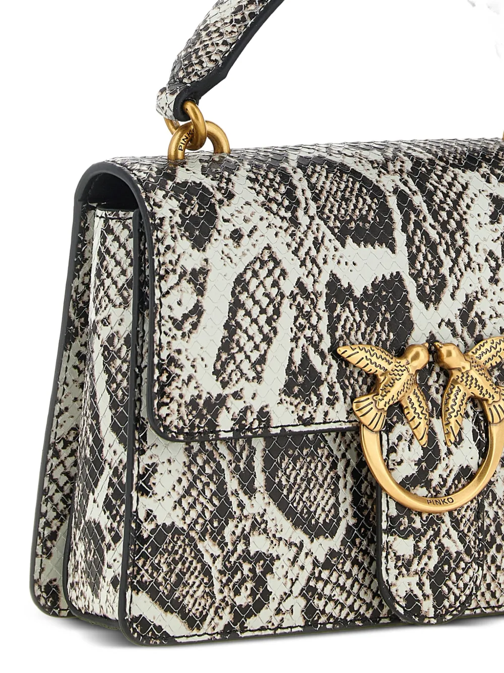 PINKO Love One Light mini-handtas Wit