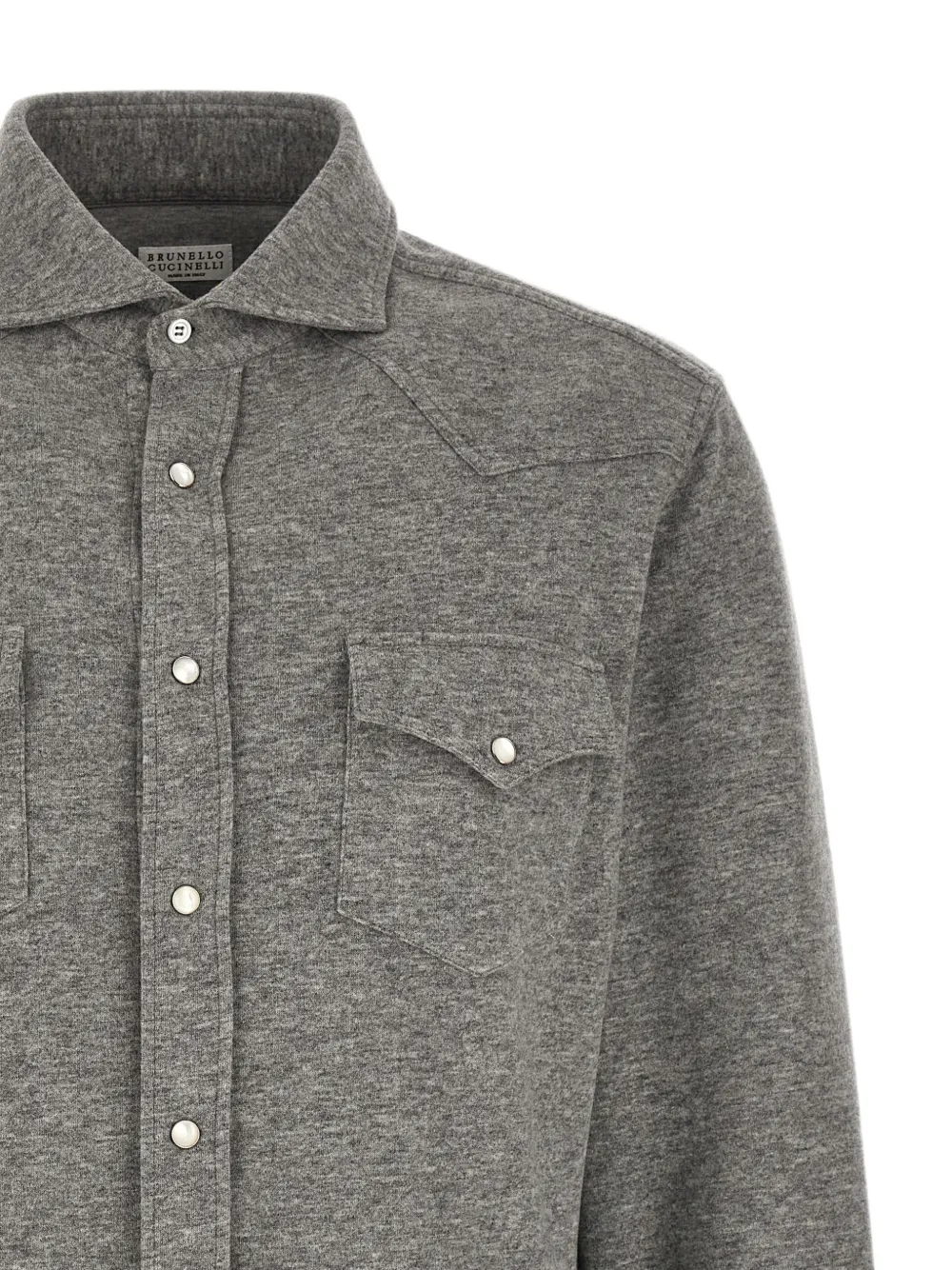 Brunello Cucinelli Western shirt Grijs