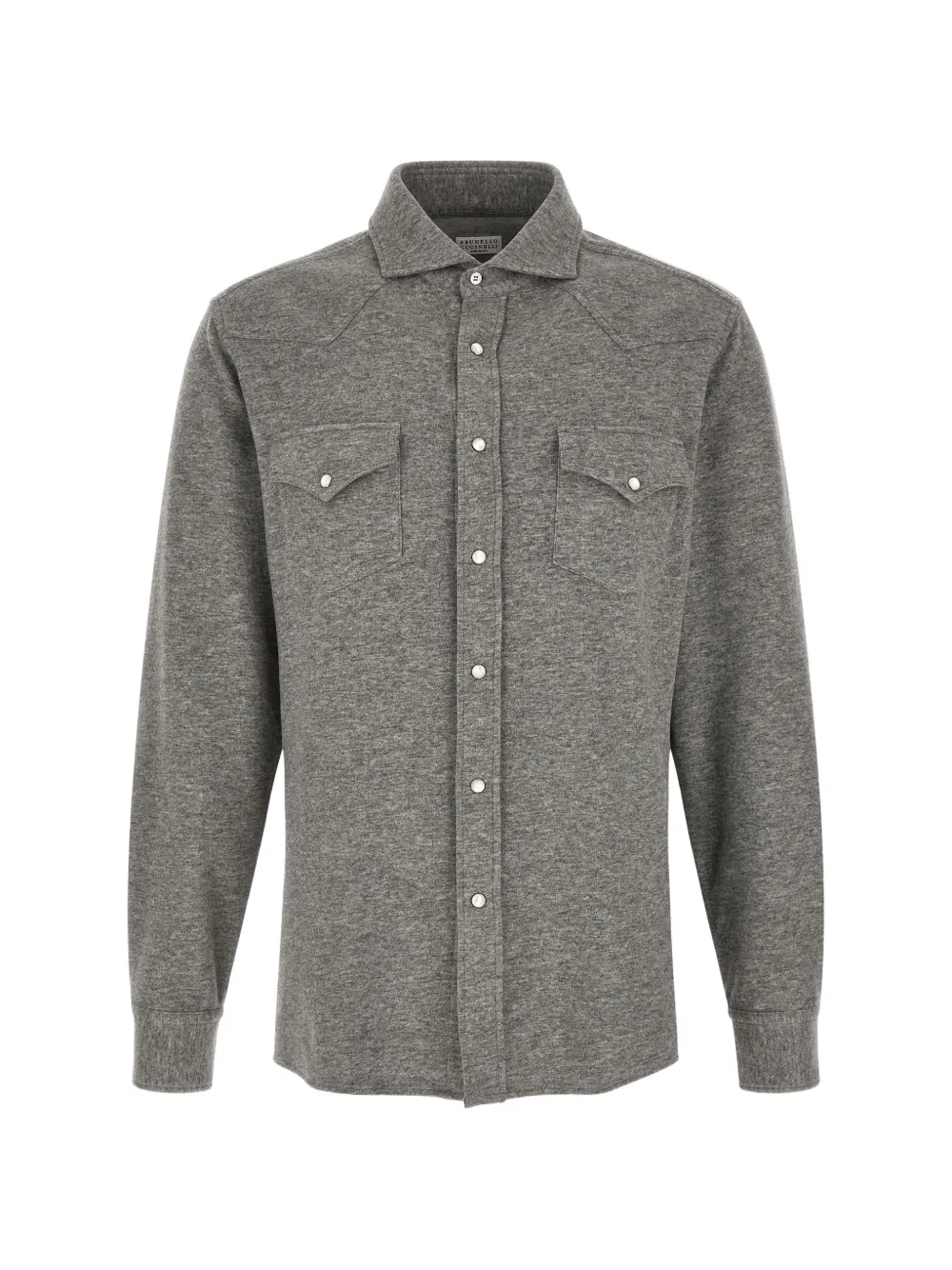 Brunello Cucinelli Western shirt - Grigio