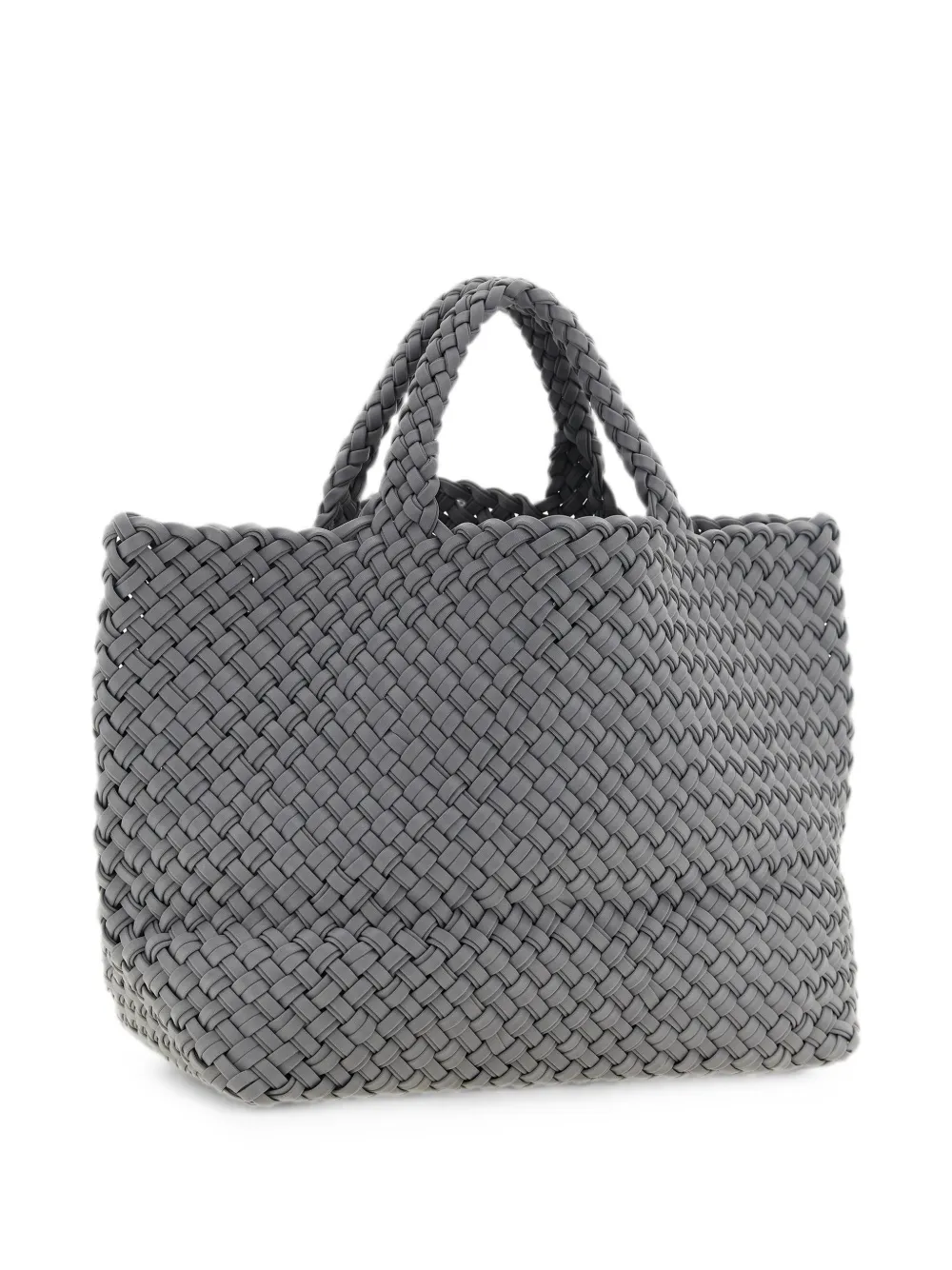 NAGHEDI Medium St. Barths shopper met dubbele weving Grijs