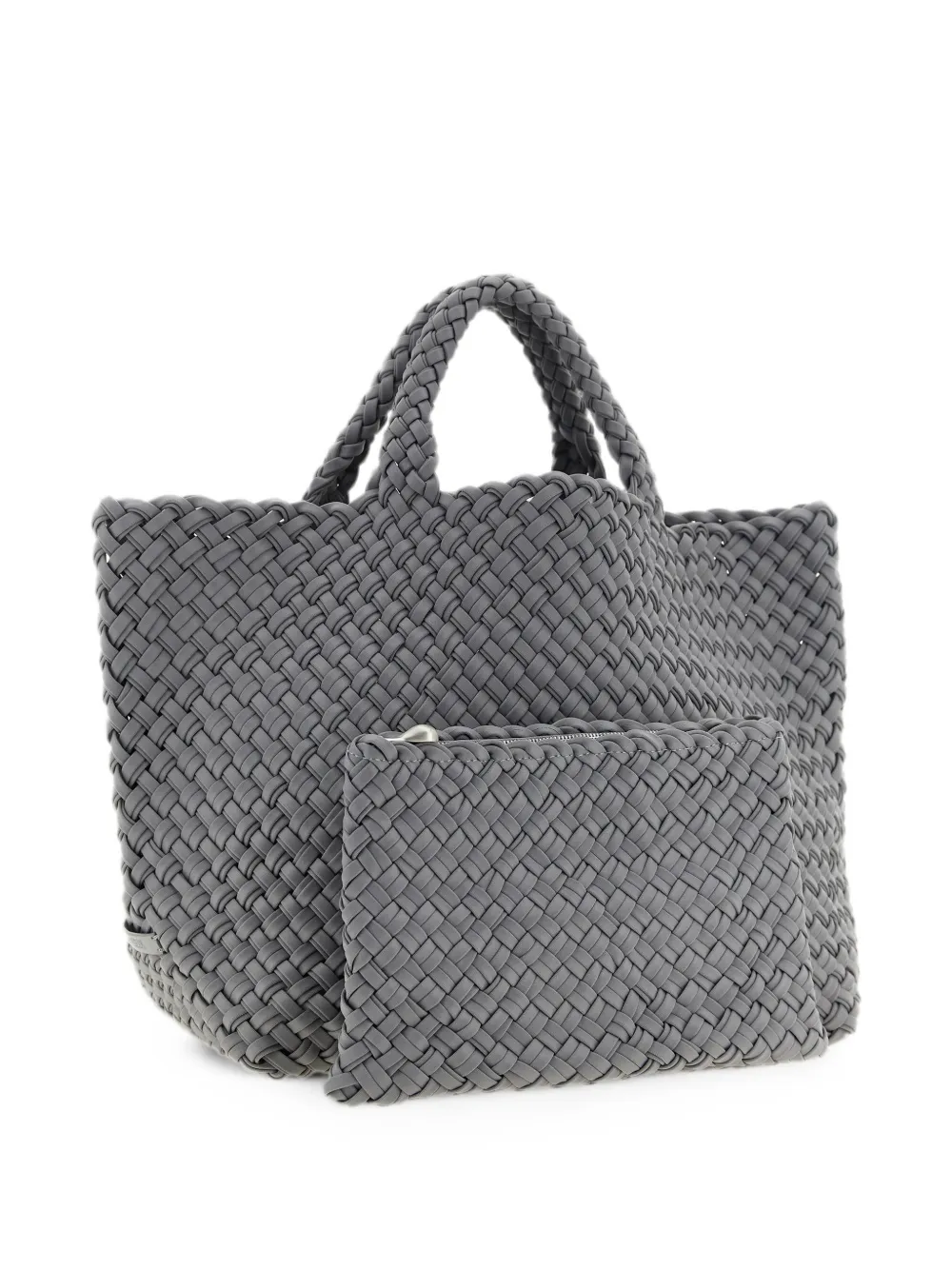 NAGHEDI Medium St. Barths shopper met dubbele weving Grijs