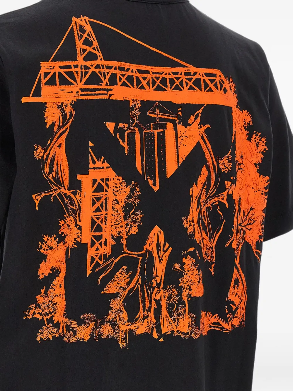Off-White City Nature T-shirt Zwart
