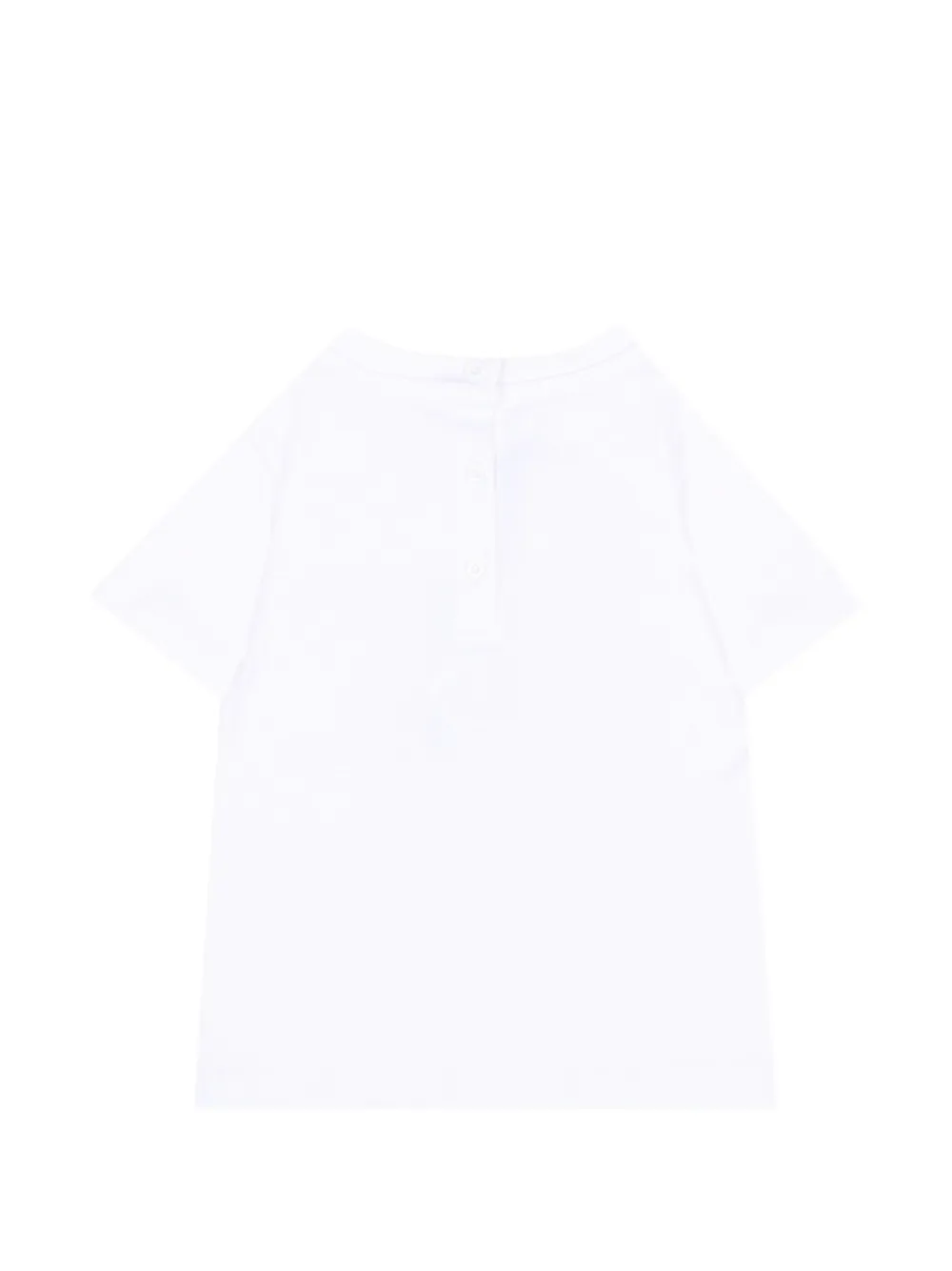 Balmain Kids T-shirt met leeuwen-print en korte mouwen Wit