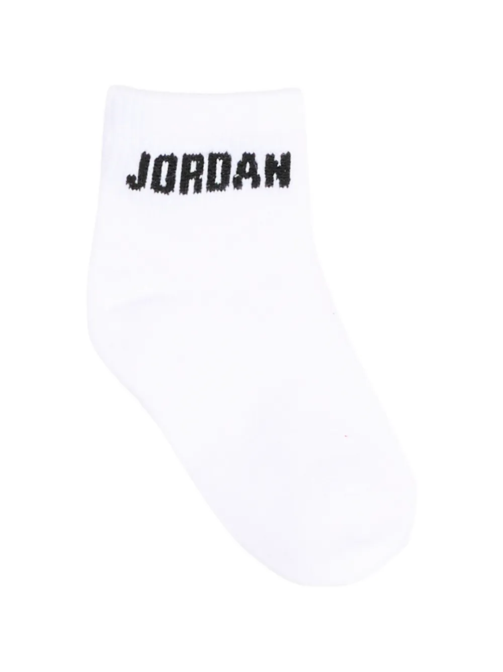 Jordan Kids Zes paar Everyday Essentials gebreide sokken met logo Wit