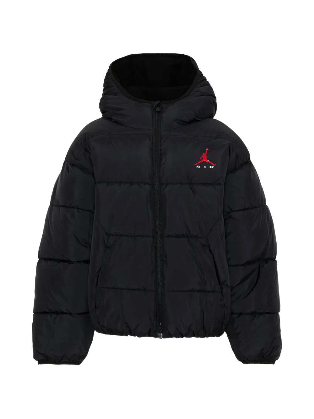 Jordan Kids hooded padded jacket - Nero