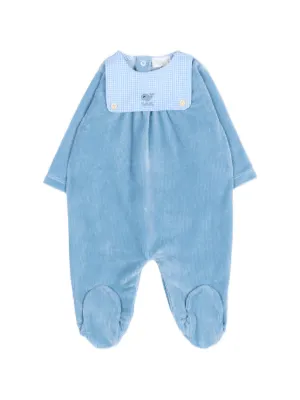 Familiar ストライプディテール ロンパース | ホワイト | FARFETCH JP