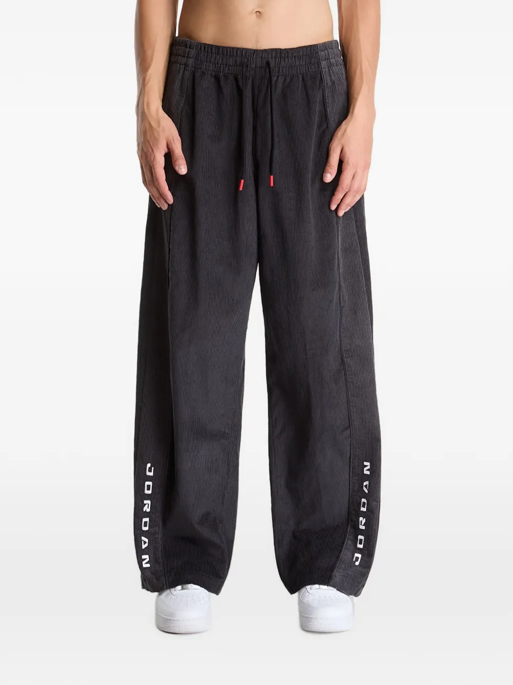 Jordan Flight ribfluwelen broek Zwart