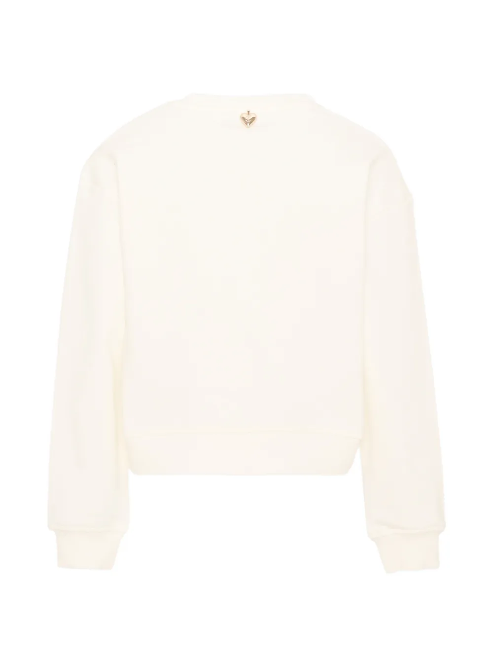 Just Cavalli Kids Sweater verfraaid met kristallen Beige