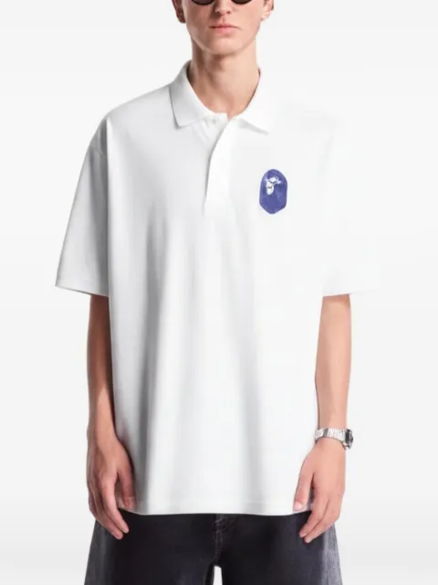A BATHING APE® Ape Head relaxed-fit polo shirt
