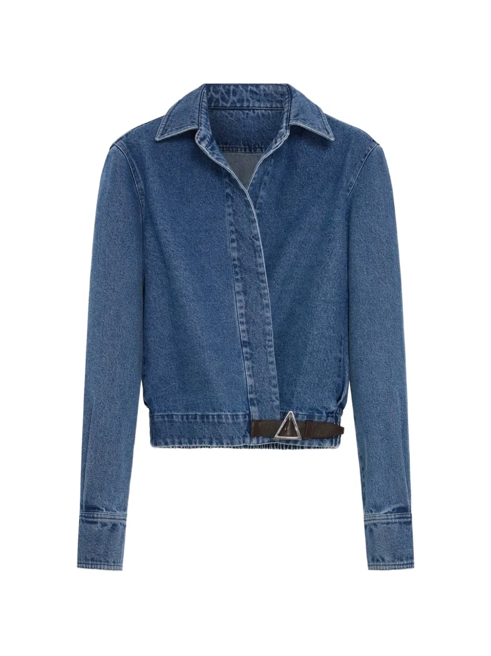 16Arlington Jolie belted denim jacket - Blau