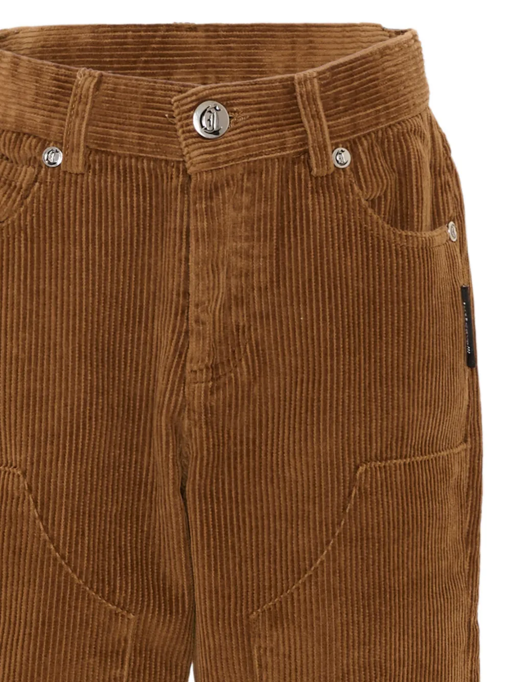 Just Cavalli Kids corduroy panelled trousers Bruin