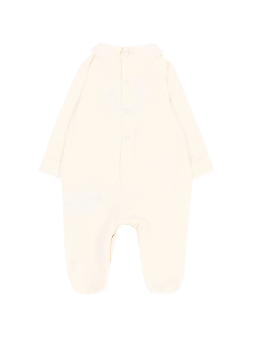 NANAN Pyjama met Peter Pan-kraag en eekhoorn-patch Beige