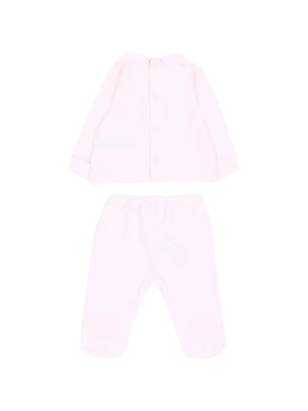 NANAN Pyjama met Peter Pan-kraag en eekhoorn-patch Roze